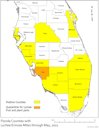 Map of Affected Counties