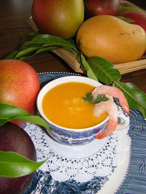 Mango soup