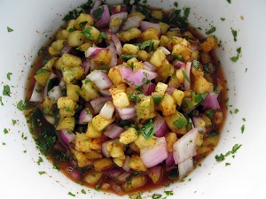 Pineapple salsa