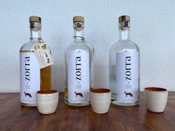 Tasting medronho spirits in Porto Côvo