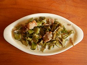 Ginataang sigarilyas, a Filipino dish of winged bean (sigarilyas) in coconut milk