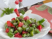 Okra Tomato Salad