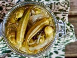 Quick Pickled Okra