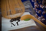 Japanese bamboo matcha tea makerer