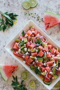 Watermelon Mint Salad